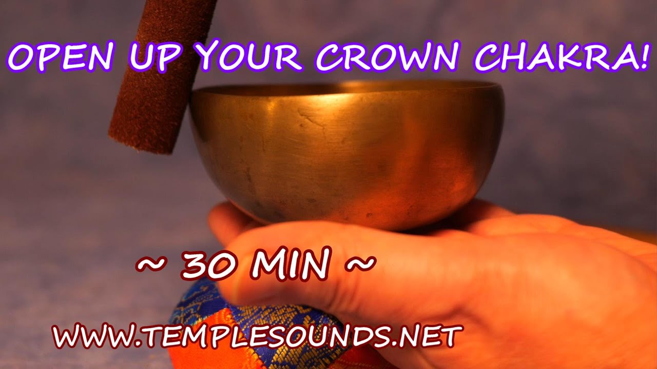 OPEN YOUR CROWN/7TH CHAKRA! 30 MIN. W/ANTIQUE SINGING BOWL! PEACE & LOVE! WWW.TEMPLESOUNDS.NET