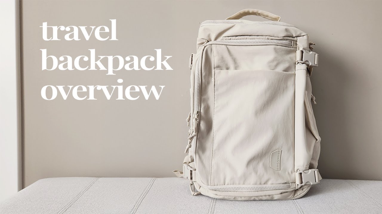BAGSMART BLAST TRAVEL BACKPACK | Overview, modshots, and how I pack a personal item on a flight