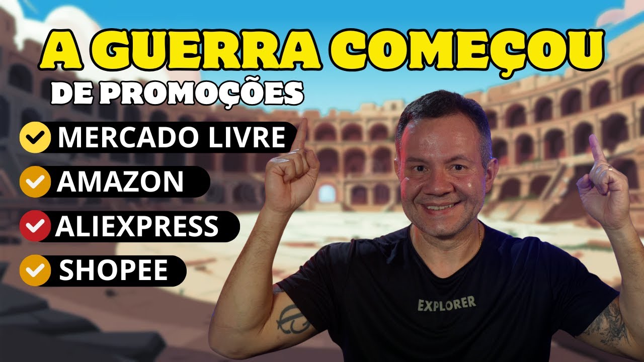 Amazon ⚔️ Mercado Livre e AliExpress ⚔️ Shopee — A guerra das promoções de novembro 🔥