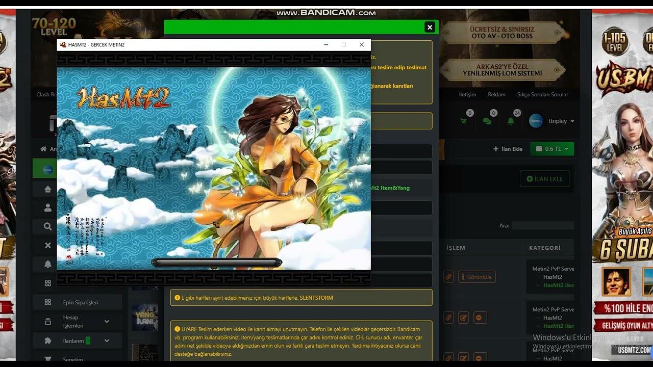 SLENTSTORM HASMT2 YANG SATIŞI