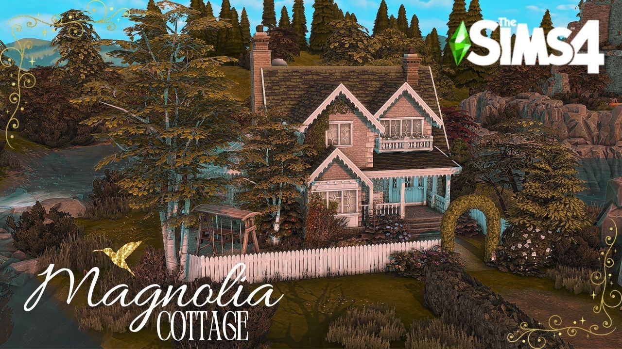 || Magnolia Cottage || Sims 4 || Speed Build || No CC || ASMR ||