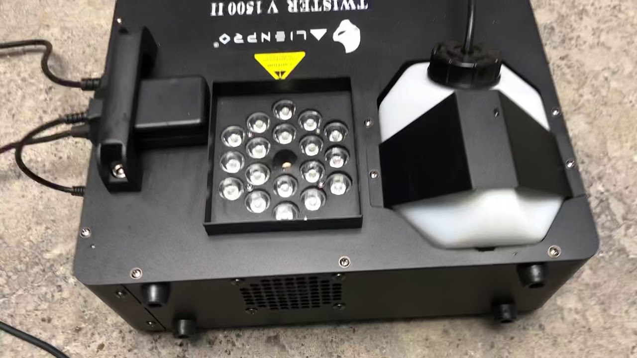 Maquina twister 1500w RGB horizontal y vertical DMX alien TOP SHOW