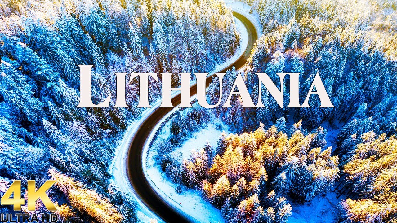 Lithuania 4K - Winter Relaxation Film - Relaxing Music And Stunning Nature Scenes (4k Videos)