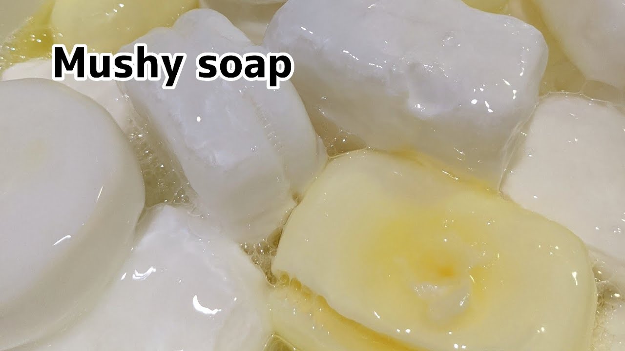 Soaked soap / White & Yellow soap