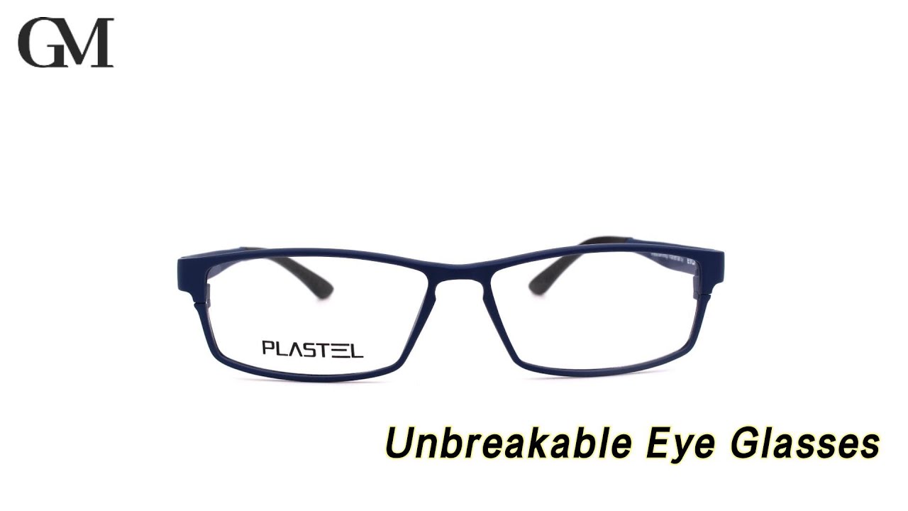 Flexible Unbreakable Eye Glasses Lightweight Impact Resistant