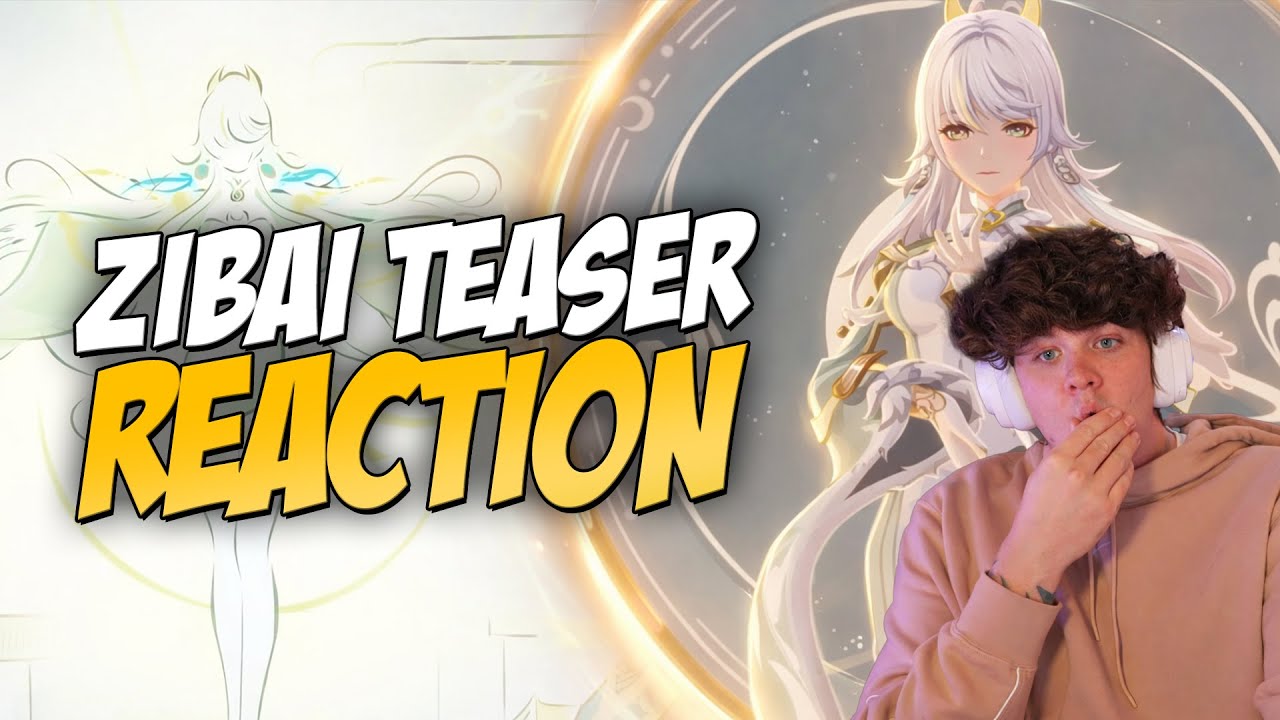 WHERE IS LANG-GAN!? Zibai Character Teaser REACTION | Genshin Impact 6.3 (Luna IV)