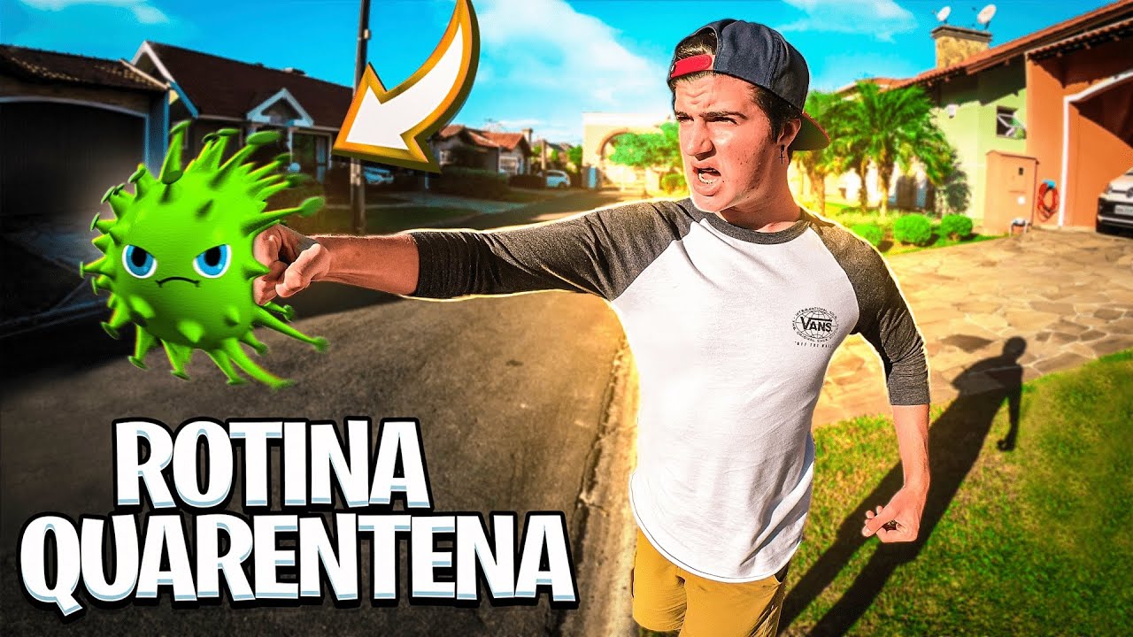 MINHA ROTINA NA QUARENTENA!