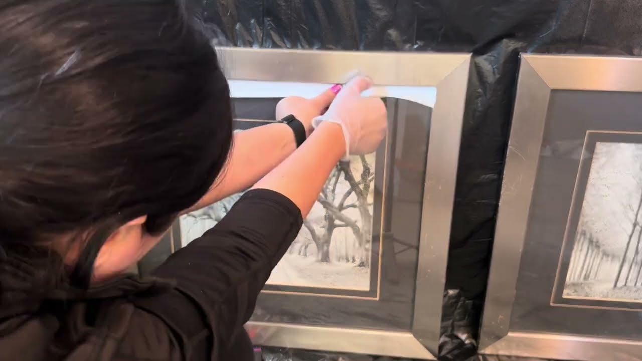 Picture Frame Restoration | From Old & Dull to Elegant & Modern