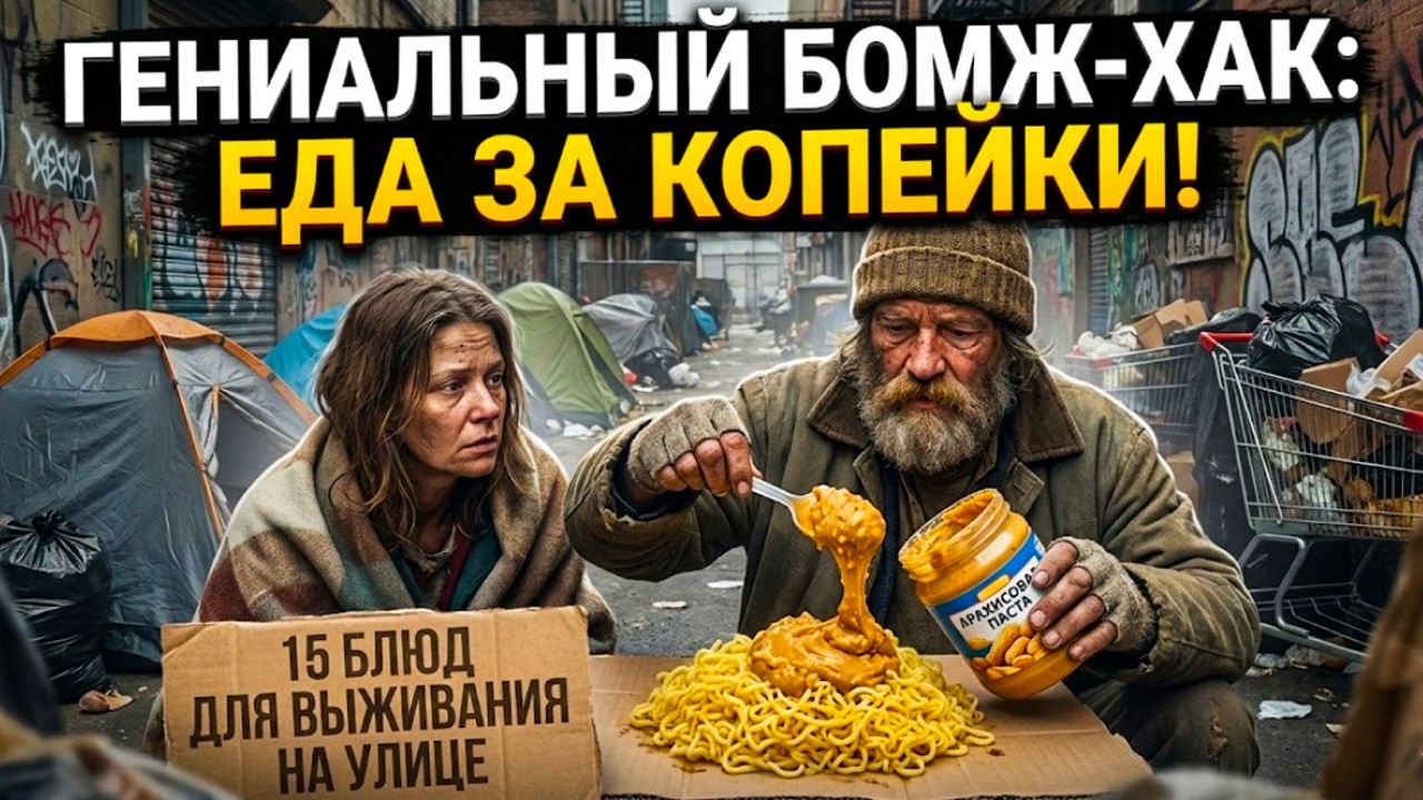 Секретное Меню Улиц: 15 Блюд, На Которых Держатся Бездомные!