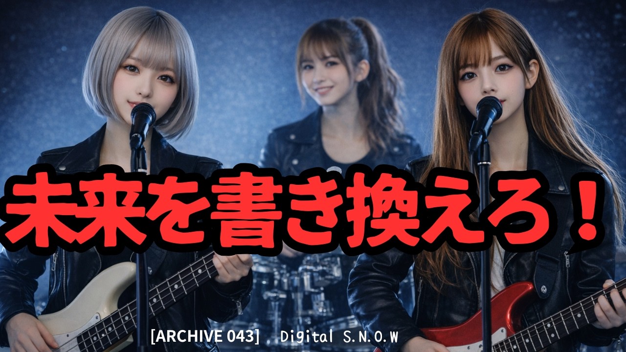 It's never too late (遅すぎることはない)/さよなら、未来を書き換えろ！#Digital Snow
