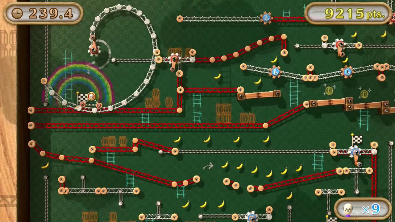 Nintendo Land - Donkey Kong's Crash Course - All Stamps + Platinum