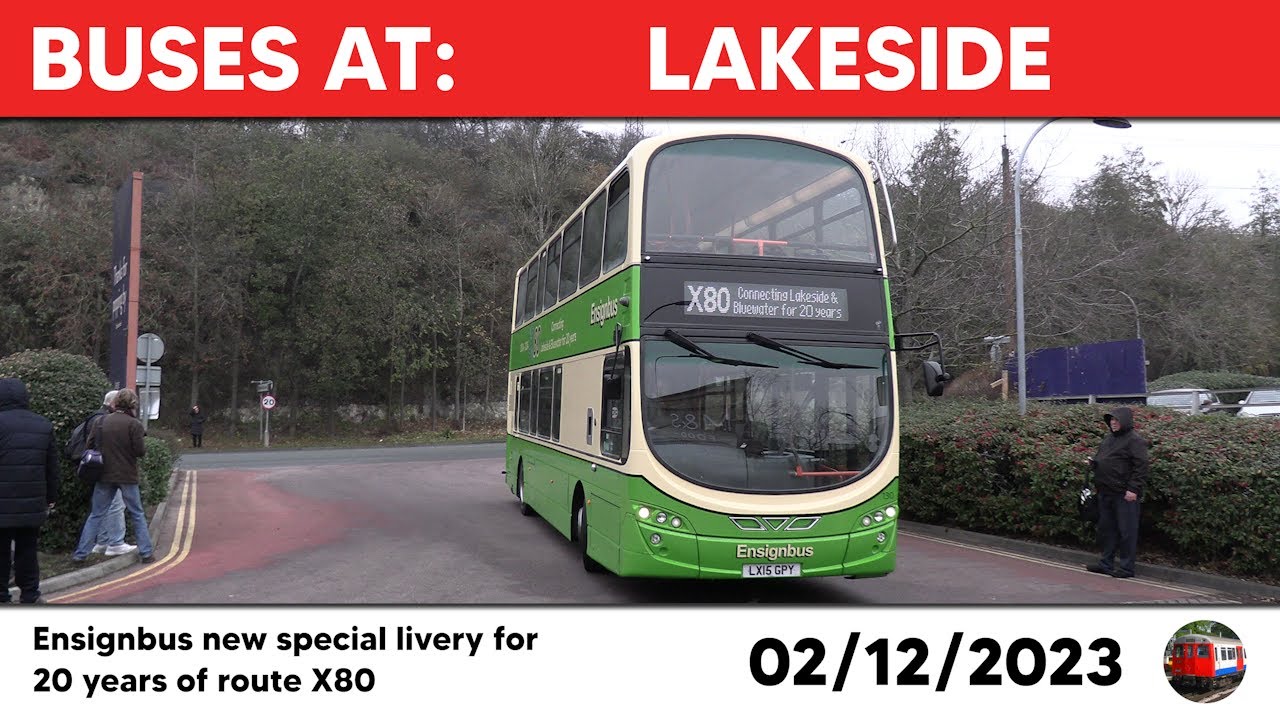 Buses at Lakeside 02/12/2023
