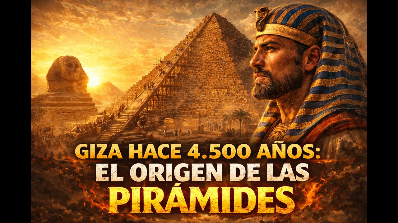 ⏳Giza Hace 4.500 Años: El Origen de las Pirámides