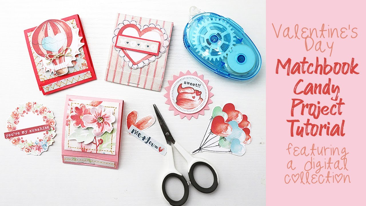 Valentine's Day Matchbook Candy Holder Hybrid Project