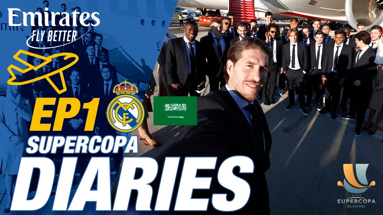 Fly with Sergio Ramos and Real Madrid! | ACCESS ALL AREAS on the EMIRATES flight to Jeddah