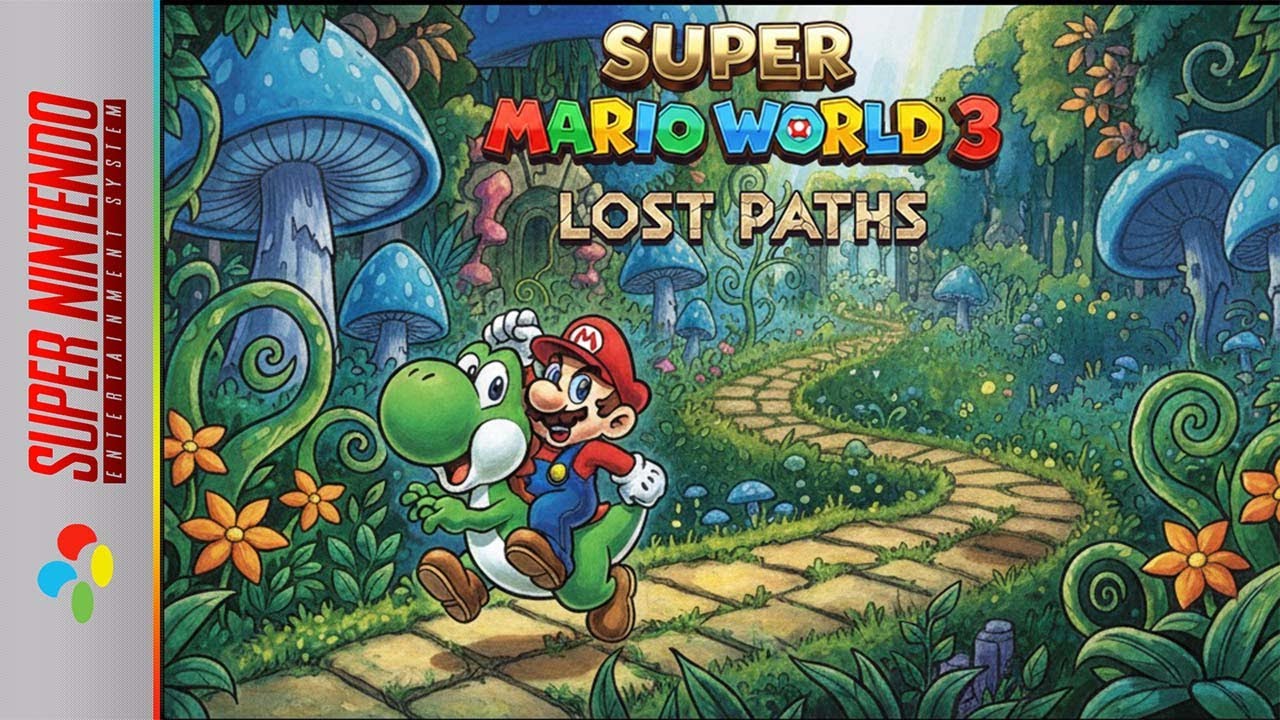 SMW: Lost Paths (Snes-Hack) - Multiplay de (Mauh & Nilo) Part1
