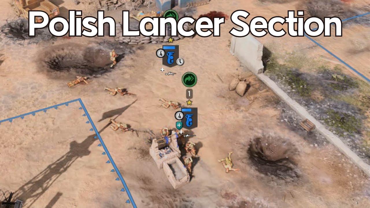 Polish Lancer Section - British Forces 4v4 - Company of Heroes 3