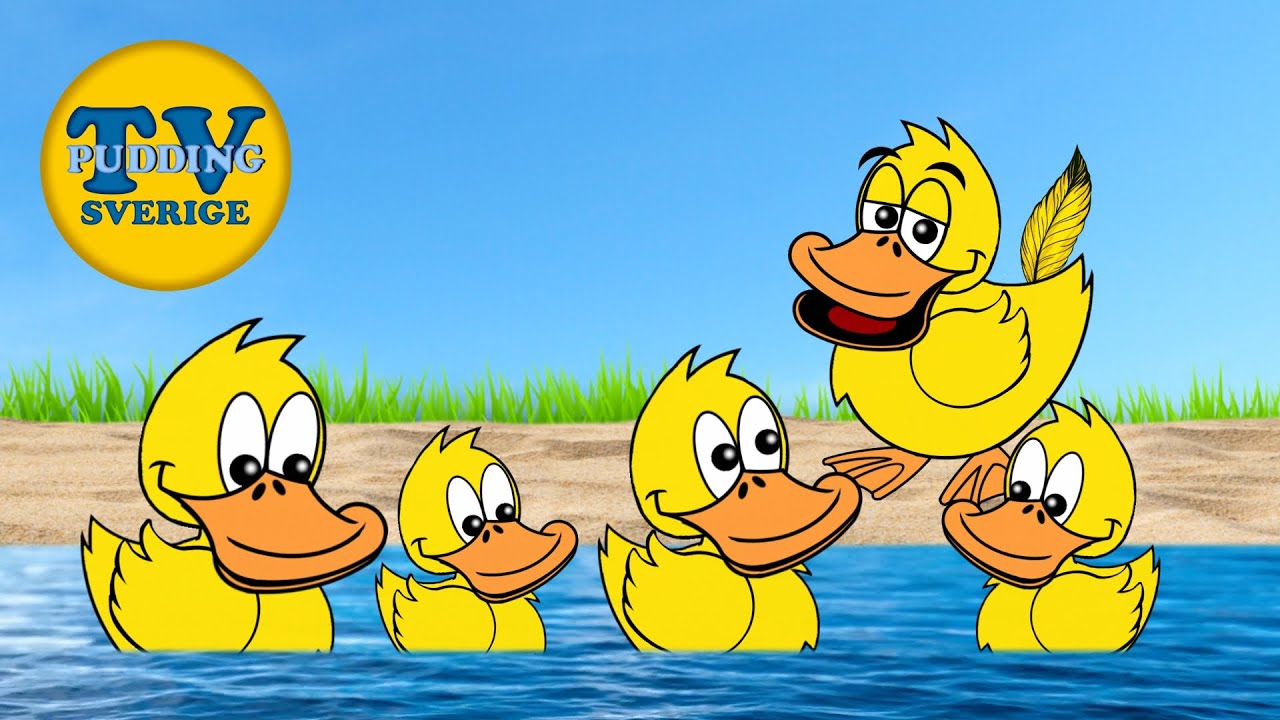 Fem små ankor 🐥 | Svenska barnsånger