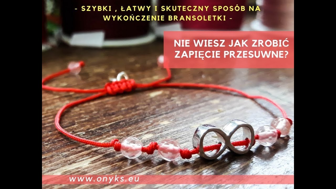 Zapięcie przesuwne techniką makramy ja je zrobić?