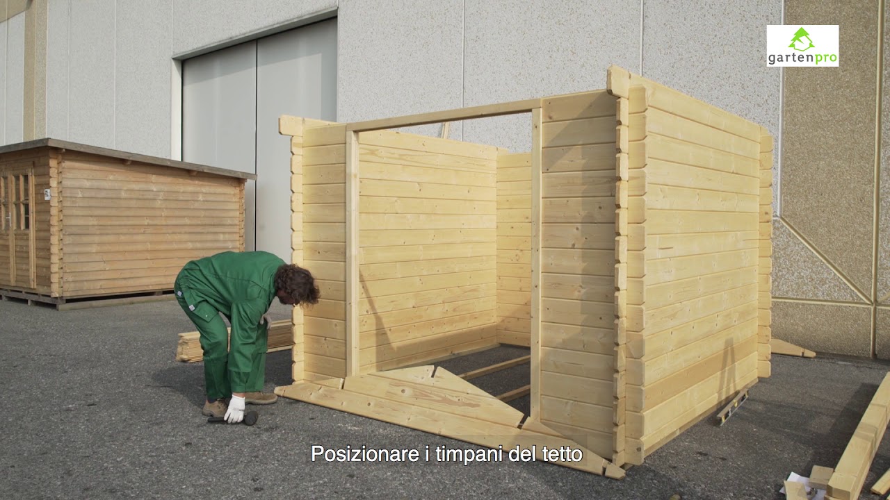 Istruzioni montaggio casetta da giardino Gartenpro