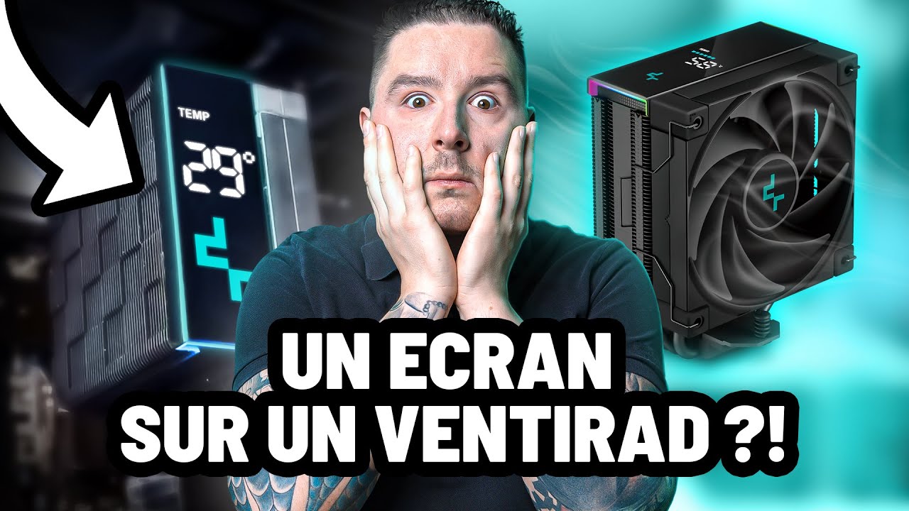 Un ecran LCD sur un Ventirad   Test du DEEPCOOL AK400 DIGITAL