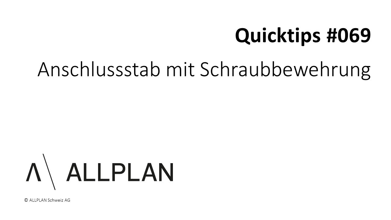 #069 ALLPLAN Quicktips 