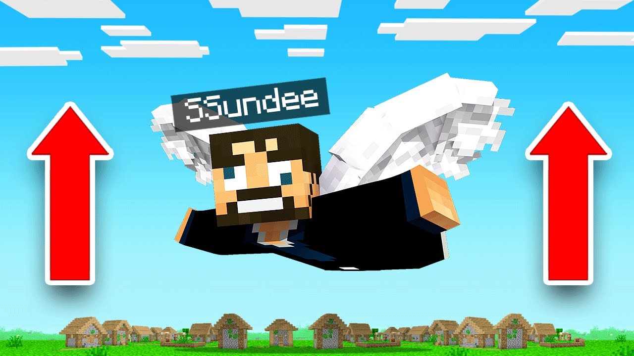 LEARNING To FLY in INSANE CRAFT (Minecraft)