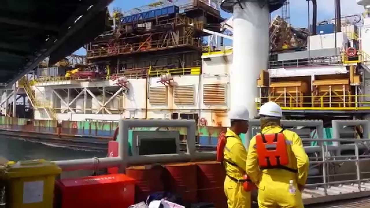 Petronas Baronia Oil Fields Miri at Waters.