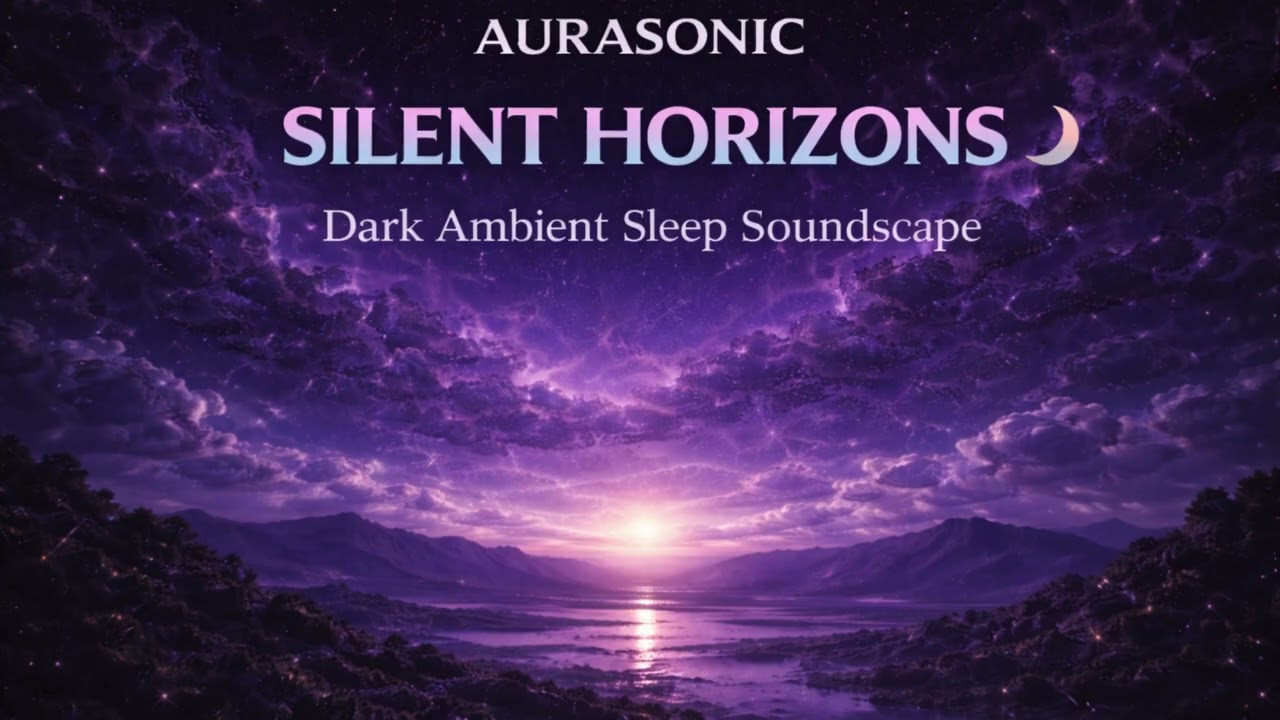 Silent Horizons 🌑 Dark Ambient Sleep Soundscape | AURASONIC
