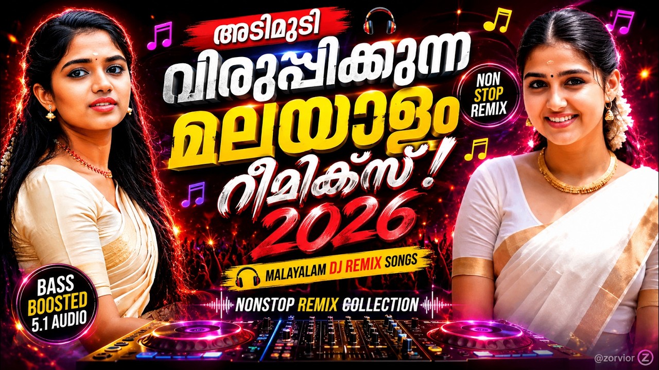 🔥 അടിമുടി വിറപ്പിക്കുന്ന മലയാളം റീമിക്സ്! 2026 🎧 | Malayalam DJ Remix Songs 🎵 | Nonstop Remix ✨