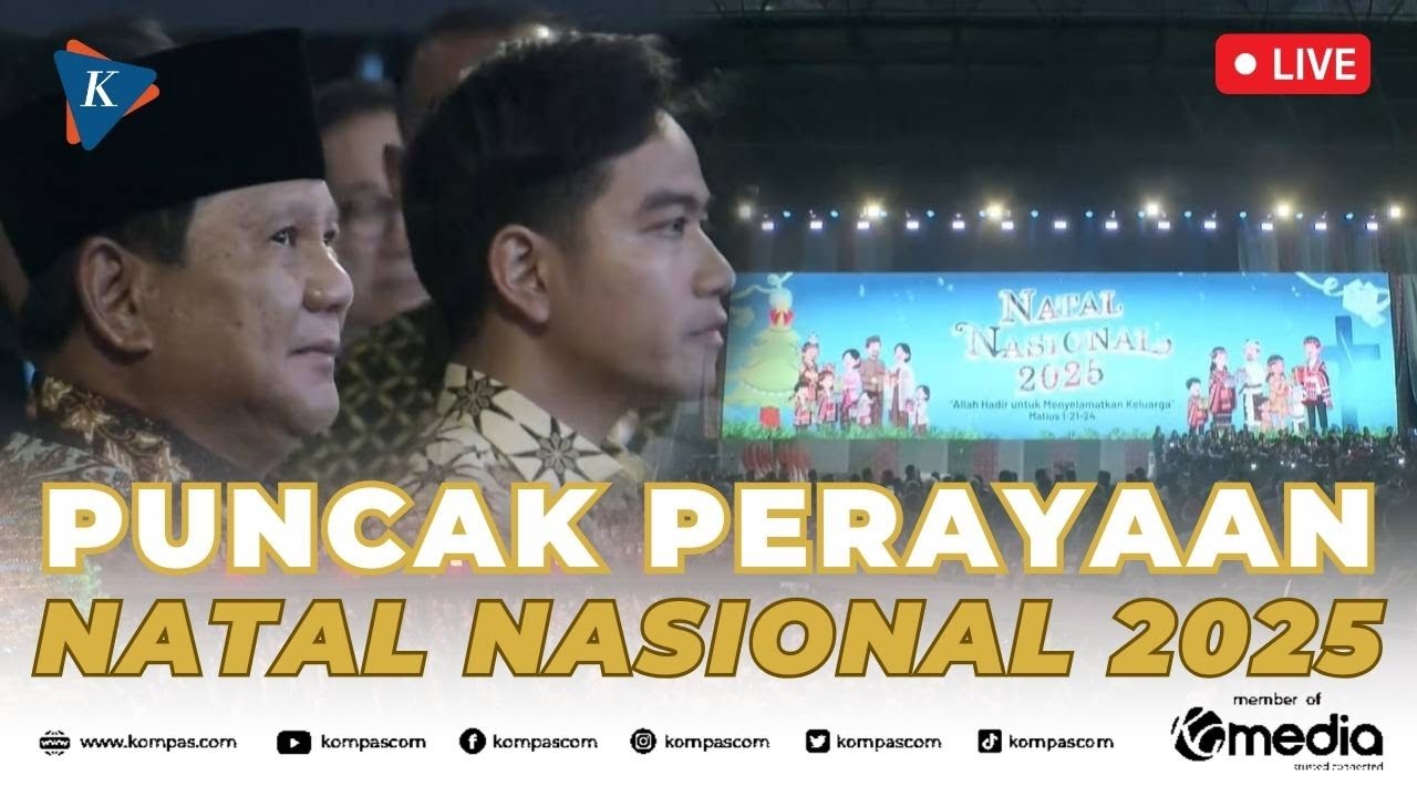 🔴LIVE - Pidato Prabowo dalam Natal Nasional 2025 di Senayan