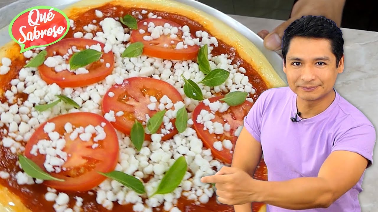 Cómo hacer Pizza Estilo Margarita y masa para pizzas!