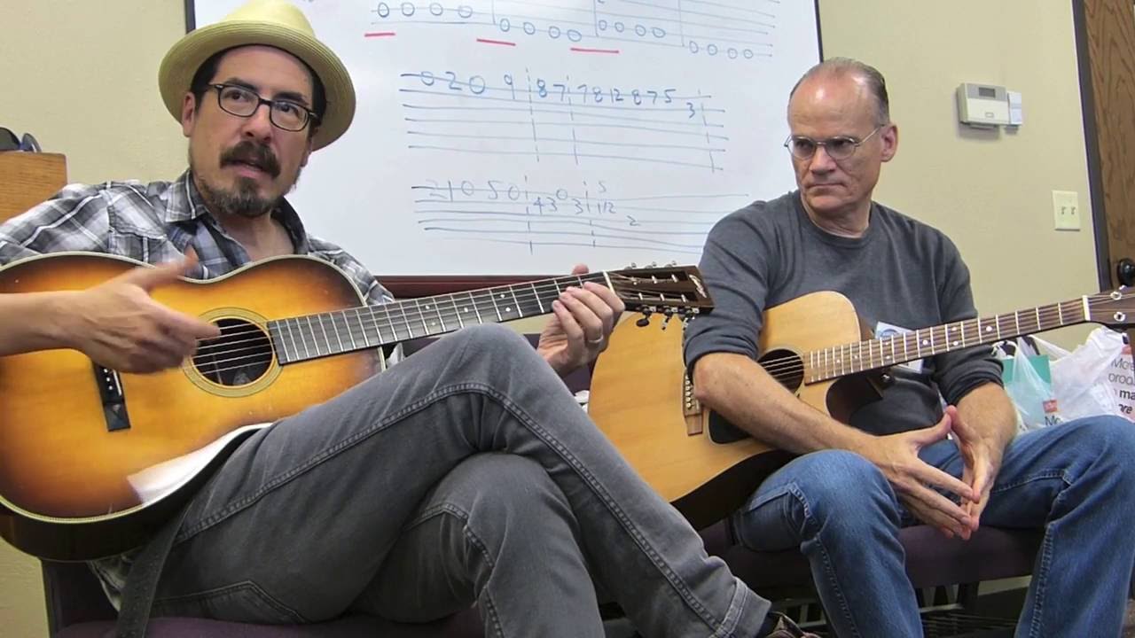 Open D Minor Tuning - David Hamburger and Sam Swank - Acoustic Music Camp