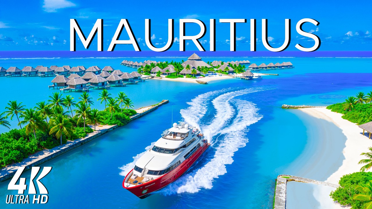 [4K] Mauritius  - Ocean Light & Tranquil Coastal Dreams | Deep House Chill