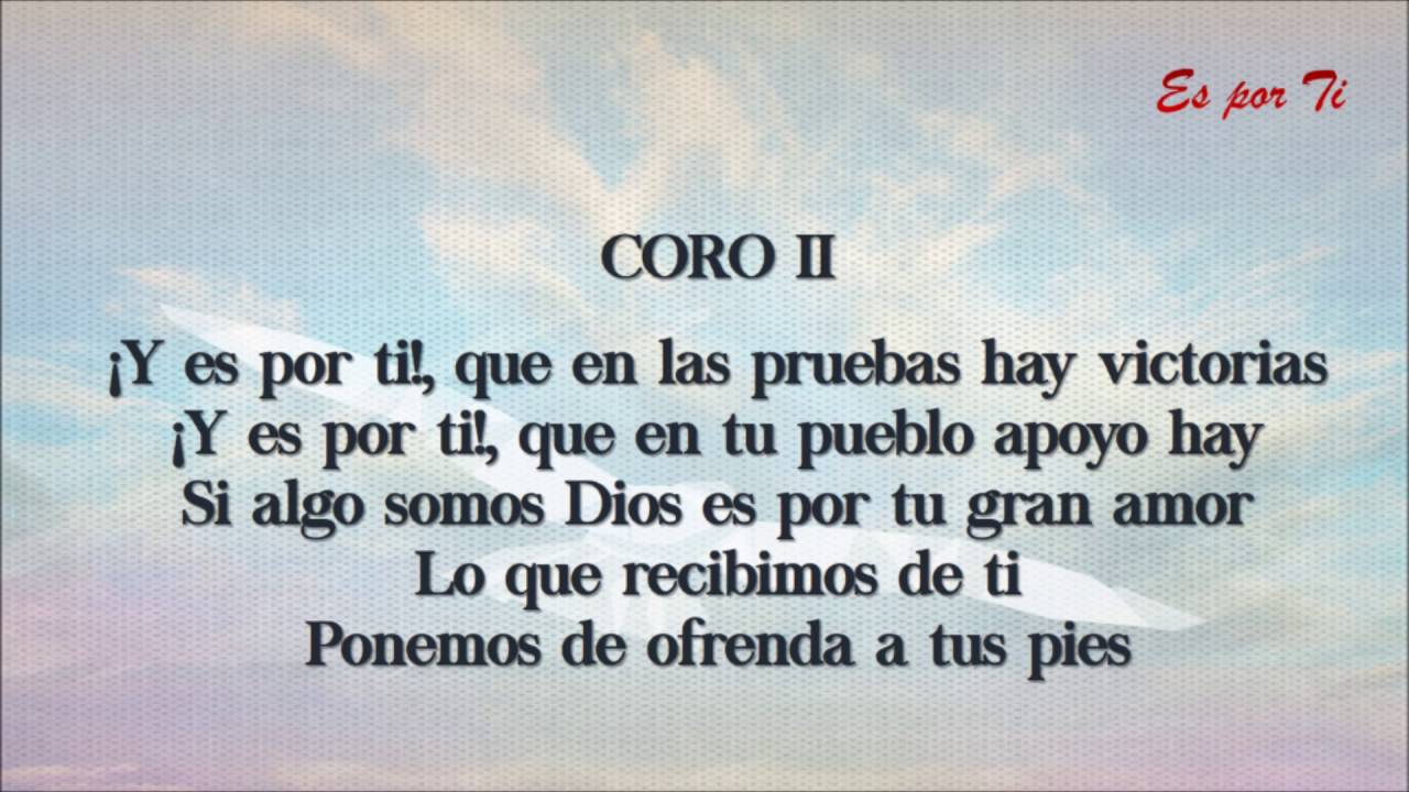 Es por Ti - Pablo Andrés Orejuela Bernal
