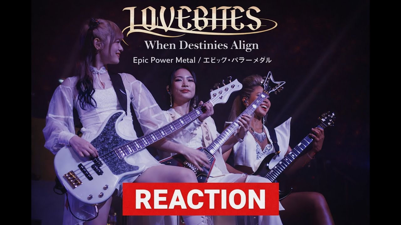 Unbelievable Female Shredding! LOVEBITES - When Destinies Align REACTION | Epic Power Metal