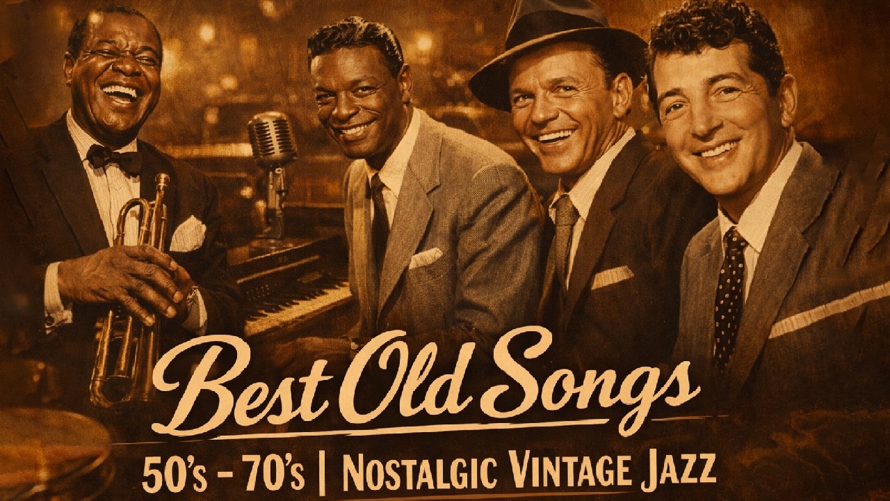 Vintage Old Jazz Memories Of 50's 60's 70's | Frank Sinatra & Nat King Cole Greatest Hits #jazz