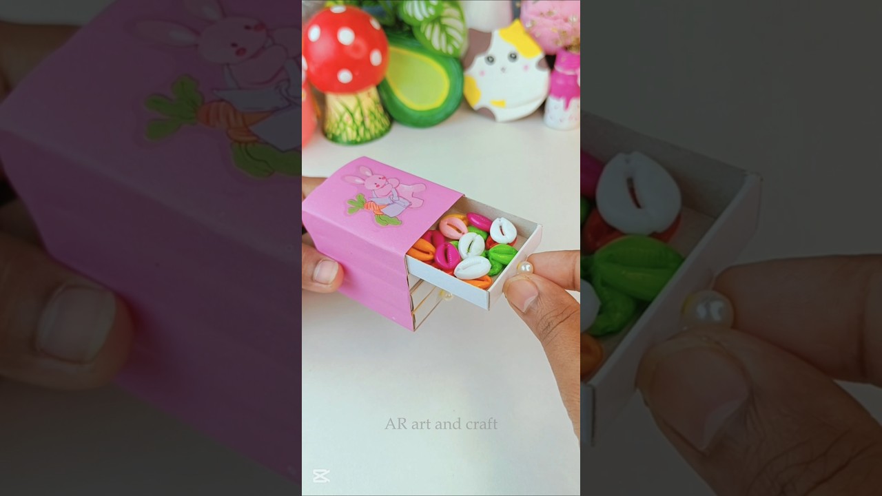 DIY mini storage box😱 #shorts #youtubeshorts #art #craft