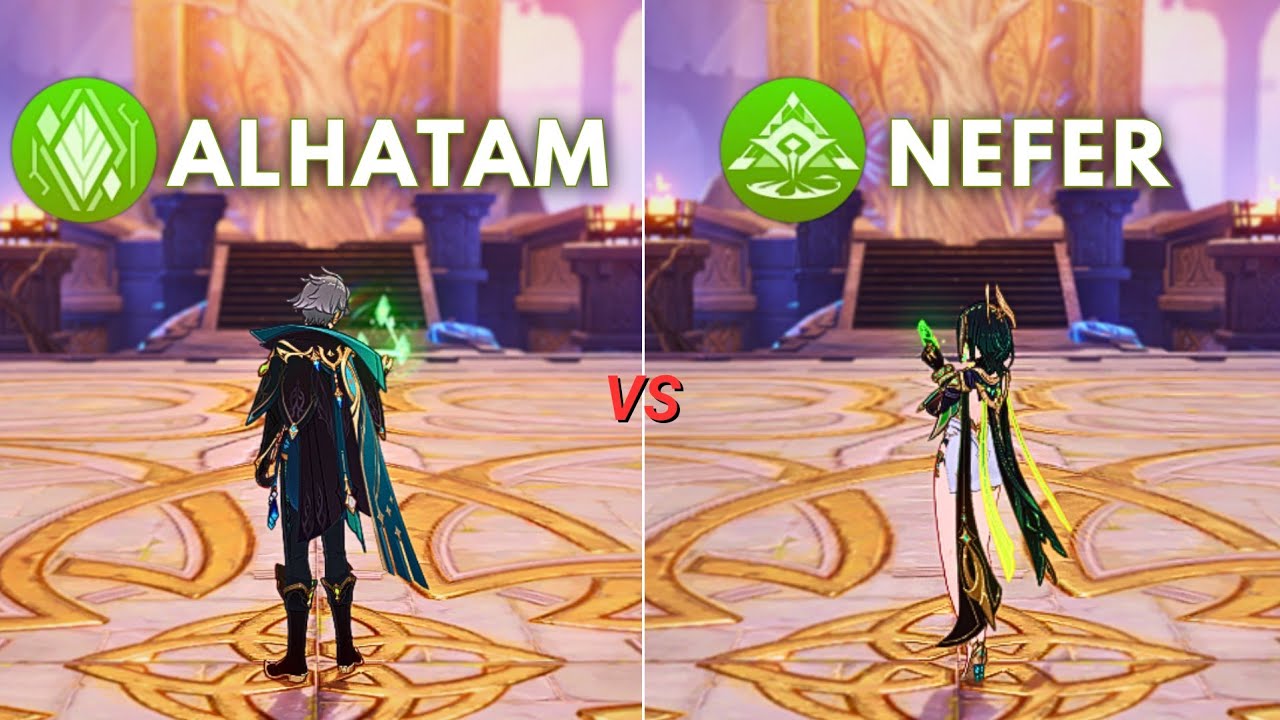 C0 Nefer vs C0 Alhaitham! Who is the Best Dendro DPS?? [ Genshin Impact ]