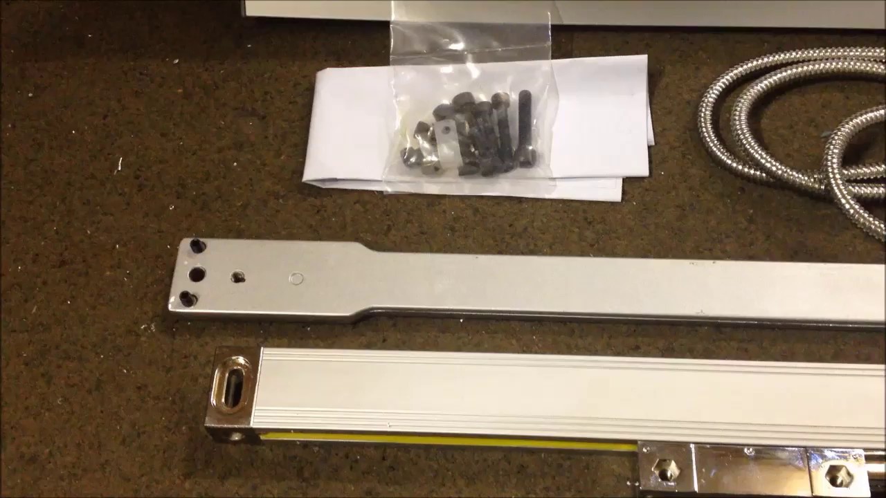 K+C Glasmaßstab an Fräsmaschine montieren
