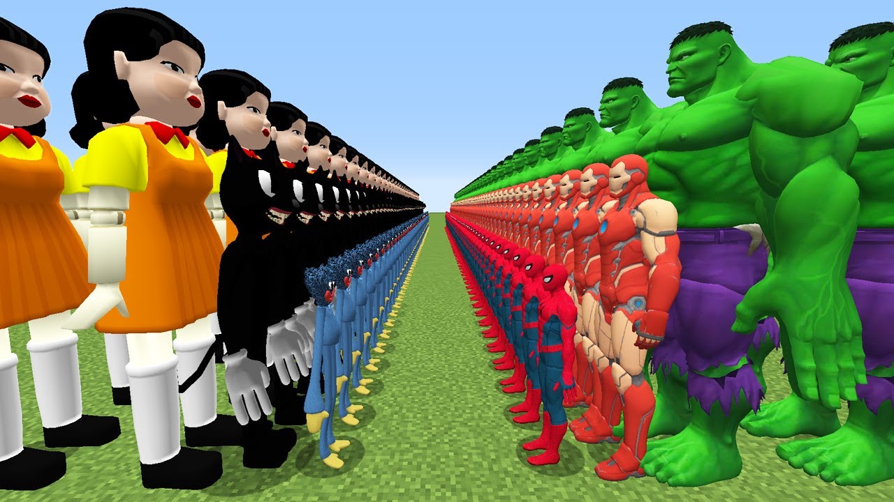 ESRARENGİZ GİZLİ ORDUSU VS SÜPER KAHRAMAN ORDUSU 😱 - Minecraft