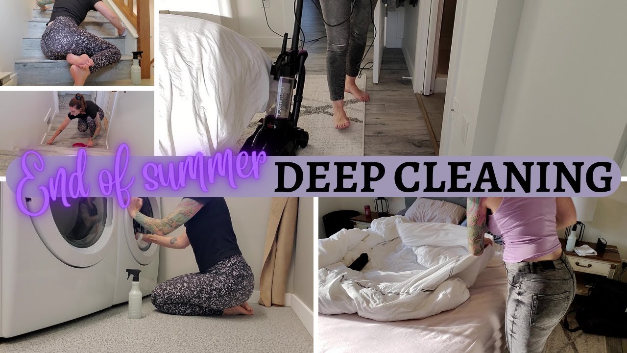 *NEW* End of Summer DEEP CLEAN WITH ME !!