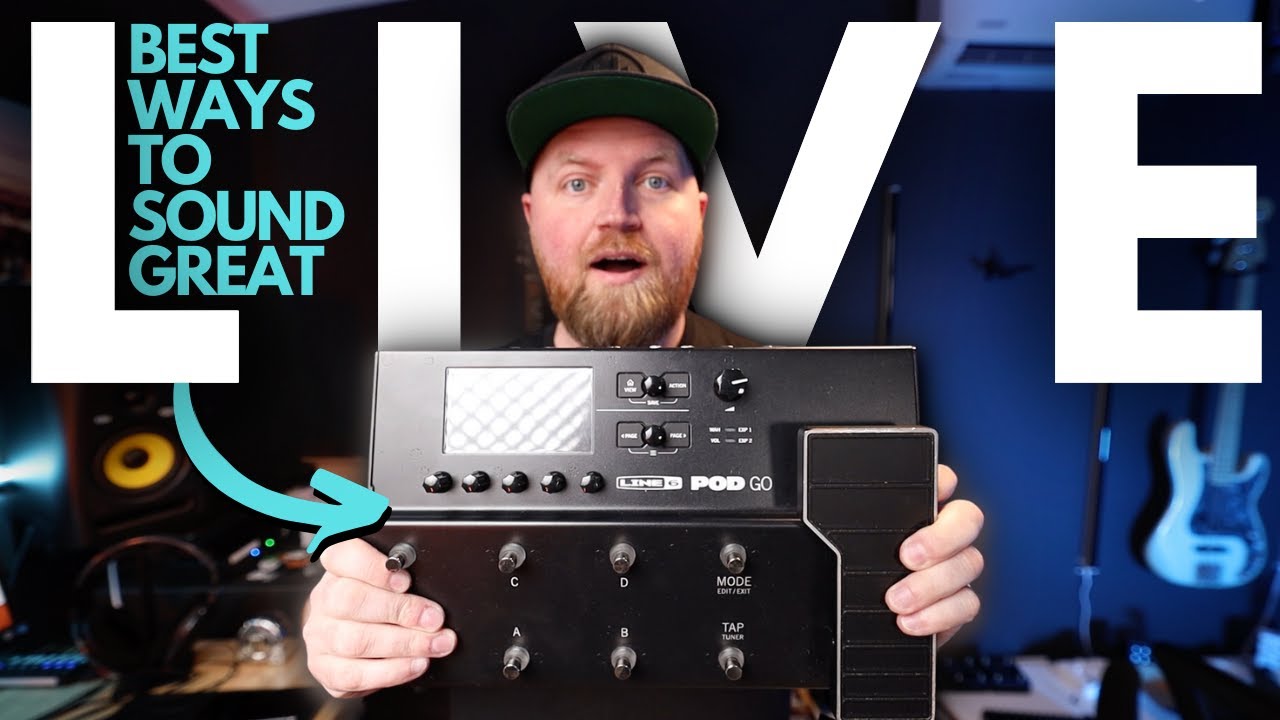 Using the POD Go LIVE / EQ, Gain, Compression and MORE!