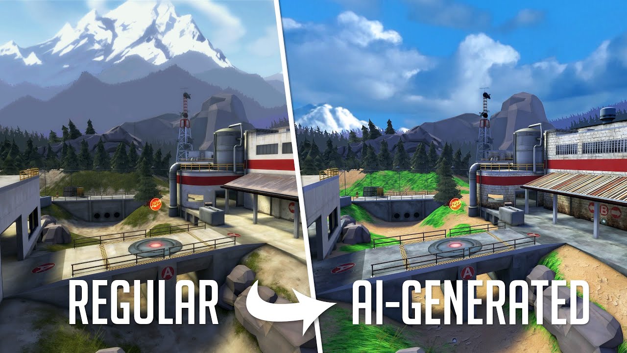 I Recreated TF2's Textures using AI!