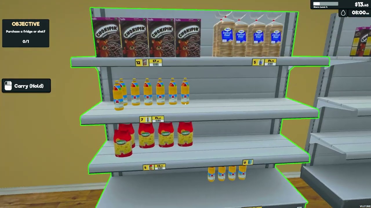 Does he have a supermarket now??? Super Market Simulator..