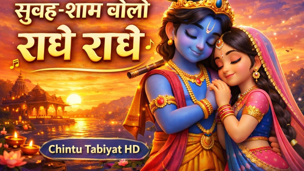 🙏 Radhe Radhe 🙏 | 3D Cartoon AI Bhakti Song | Heart Touching Devotional Video
