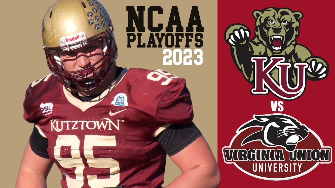 KUTZTOWN FOOTBALL NCAA PLAYOFFS vs VIRGINIA U. - 4K HIGHLIGHTS - 2023