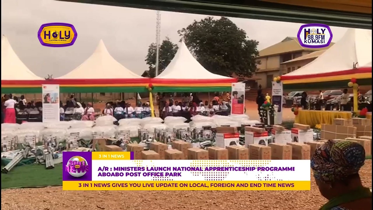 Ministers Launch National Apprenticeship Programme at Aboabo Post Office Park