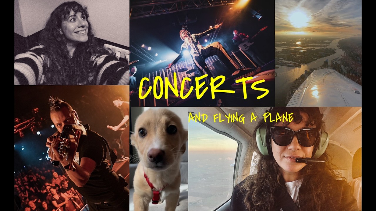 Concerts and Flying a small plane | Welcome to November 2025