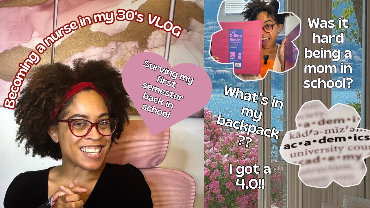 Pre-Nursing as a Single Mom in My 30s | What’s in My Backpack + How I Survived The Chaos With 4.0